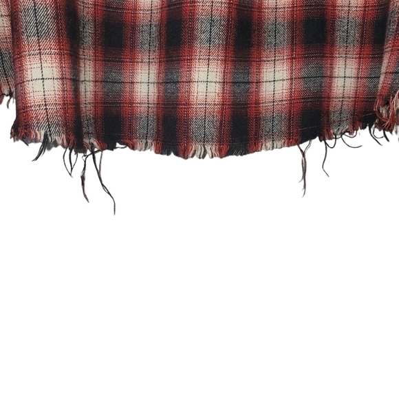 POL Button-down Plaid Shirt - Picture 3 of 8